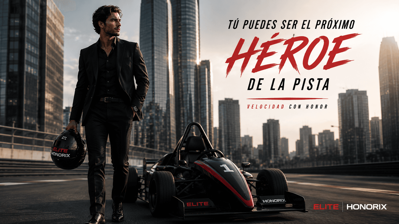 Tú puedes ser el próximo héroe de la pista — Velocidad con honor — Elite Honorix